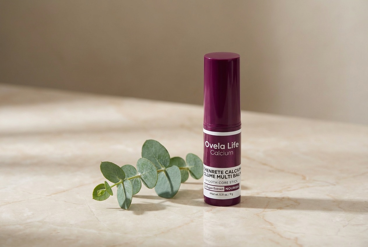 Ovela Life Calcium Balm Stick — solid balm format that delivers calcium where you press it